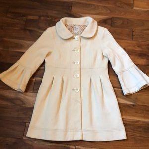 Nanette Lepore cream colored coat